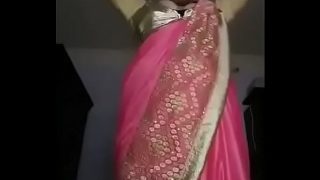 Cute Indian Girl strips while talking dirty with her lover