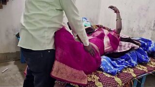 Homemade hard bang sesh Hot Desi Women Fucking In pink Sari Hindi Audio Video