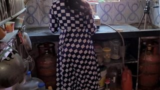 horny husband fucking her sister in law in the kitchen