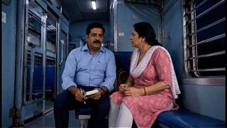 Indian Bhabhi Engages in Train Intimate Scene Video