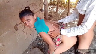Mumbai Skinny Bhabi Standing Doggystyle Fucking By Dever In Outdoor Video