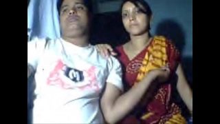 young indian horny couple having some fun live on webcam